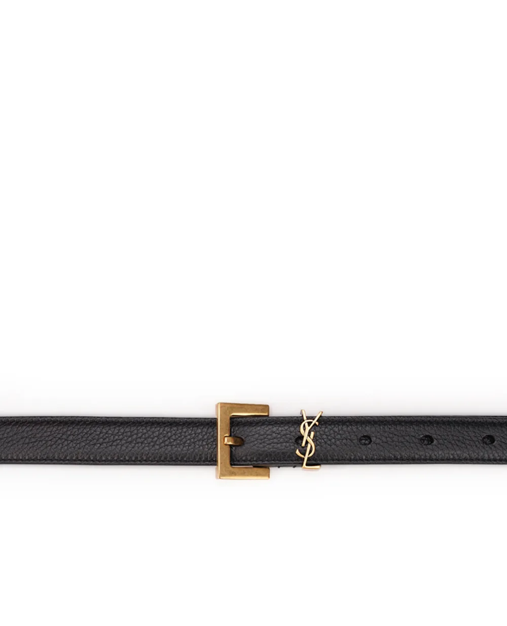 Ремень Saint Laurent 554465-DTI0W, черный цвет • Купить в интернет-магазине Kameron