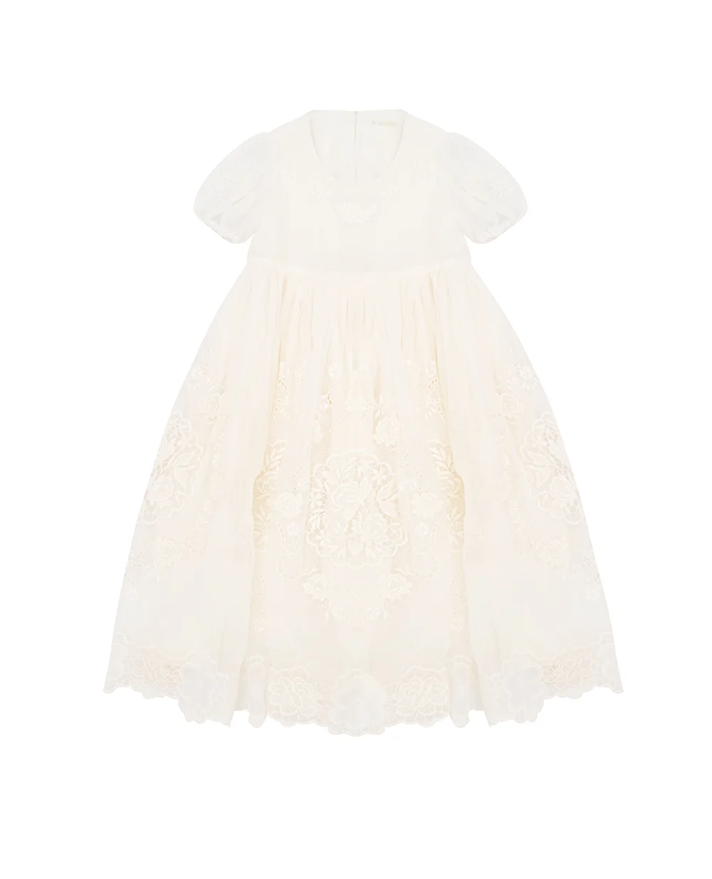 Детское платье Dolce&Gabbana Kids L0EGH7-G7K09, белый цвет • Купить в интернет-магазине Kameron