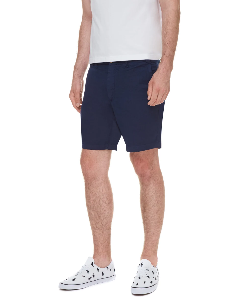 Льняные шорты Polo Ralph Lauren 710795010003, синий цвет • Купить в интернет-магазине Kameron