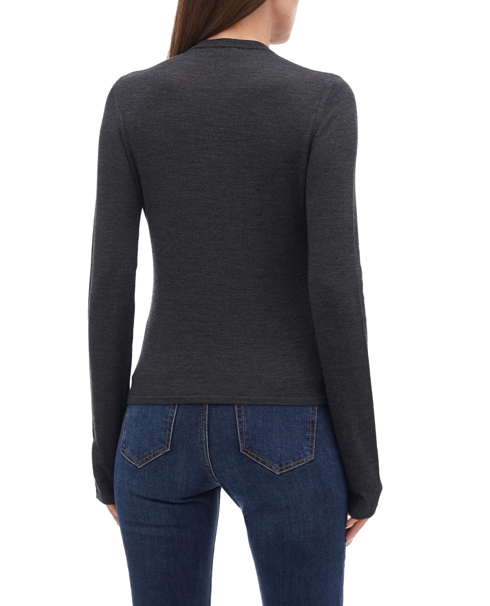 Джемпер Saint Laurent 766929-YAPK2, темно-серый цвет • Купить в интернет-магазине Kameron