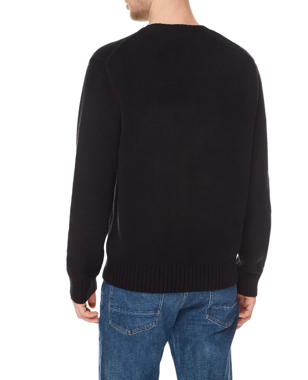 Шерстяной свитер Polo Ralph Lauren 710857281001, черный цвет • Купить в интернет-магазине Kameron