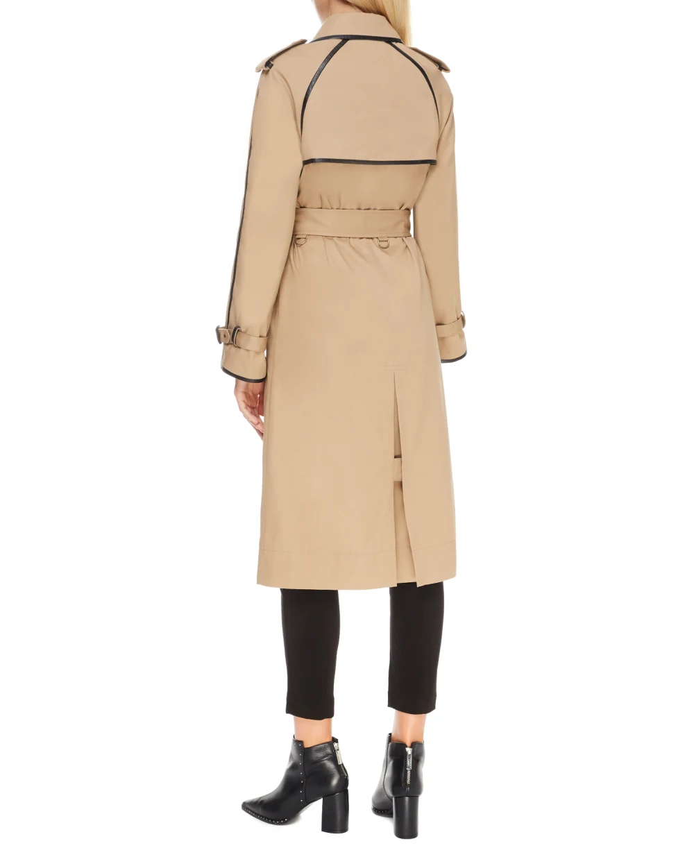 Тренч Saint Laurent 662028-Y039W, бежевый цвет • Купить в интернет-магазине Kameron