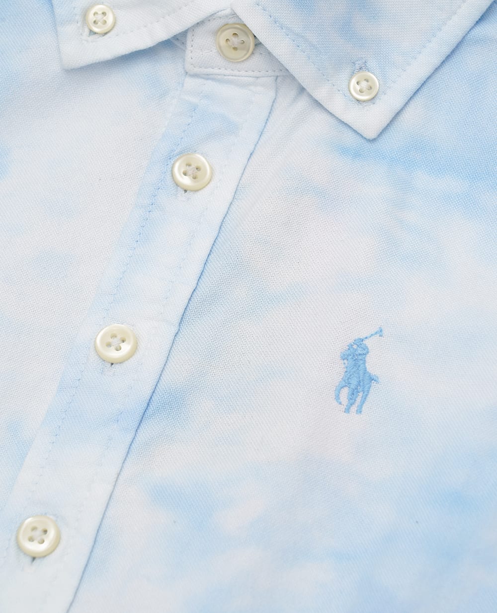 Детское платье Polo Ralph Lauren Kids 313935647001, голубой цвет • Купить в интернет-магазине Kameron
