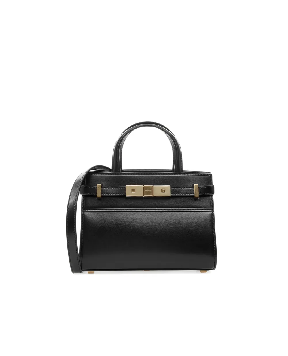 Кожаная сумка Manhattan Saint Laurent 593741-0SX0W, черный цвет • Купить в интернет-магазине Kameron