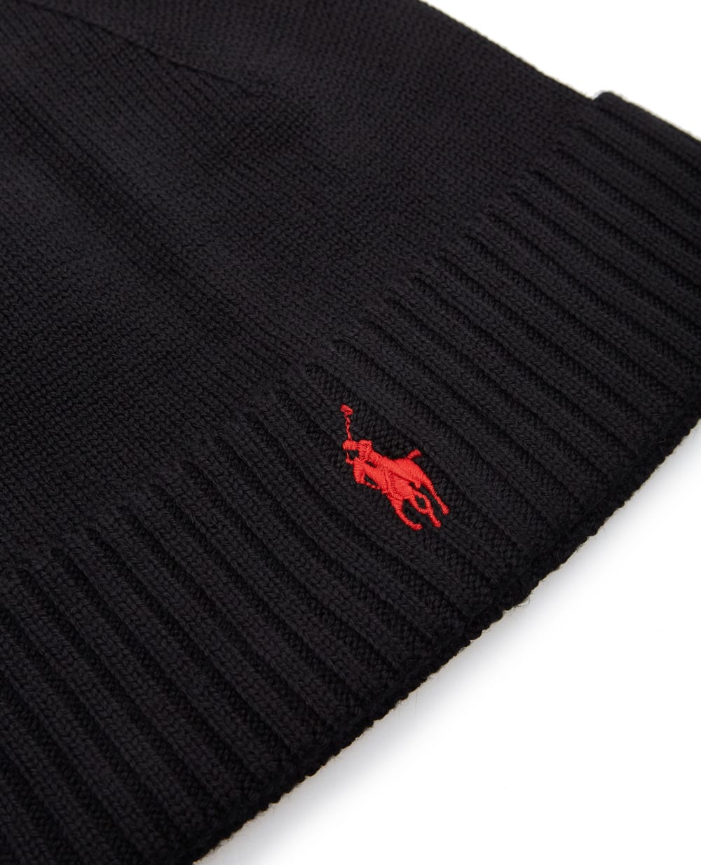 Шерстяная шапка Polo Ralph Lauren 710886137001, черный цвет • Купить в интернет-магазине Kameron