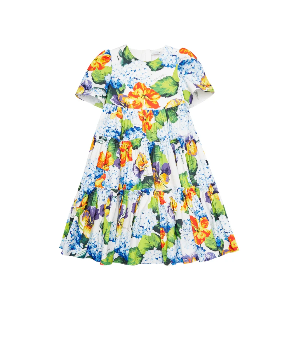 Платье Dolce&Gabbana Kids L53DC5-HS5MF-S, разноцветный цвет • Купить в интернет-магазине Kameron