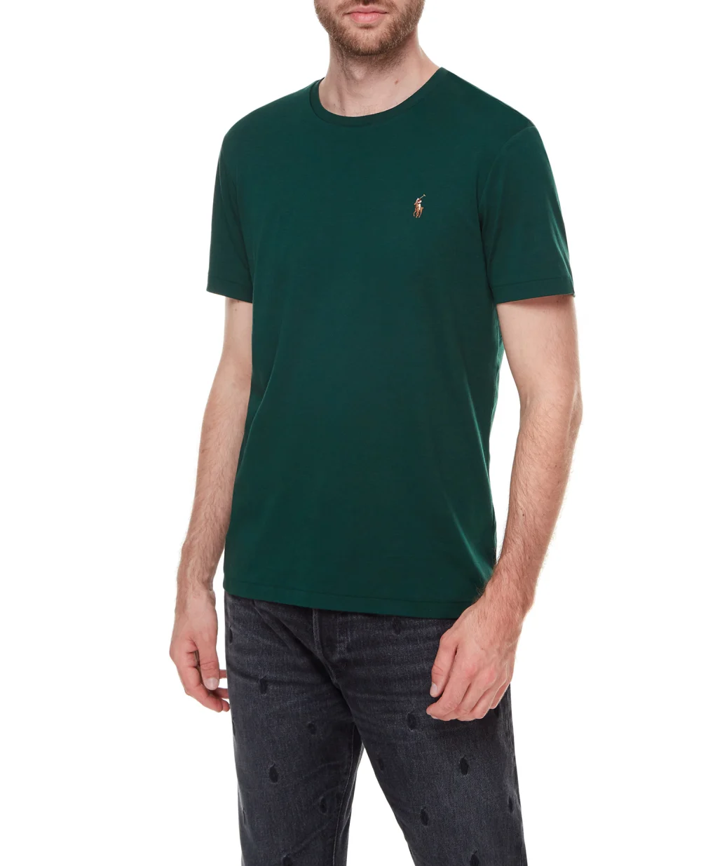 Футболка Polo Ralph Lauren 710740727015, зеленый цвет • Купить в интернет-магазине Kameron