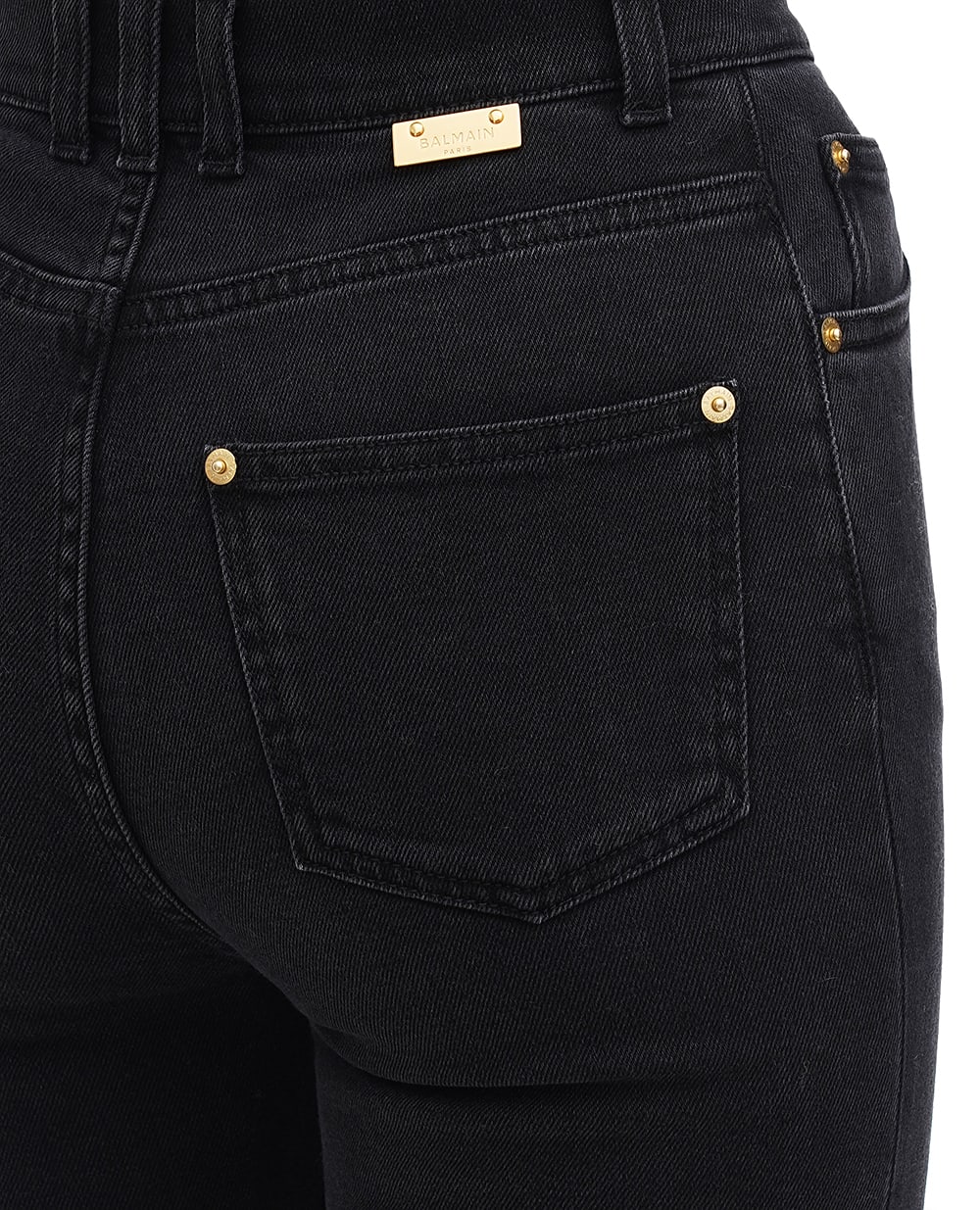 Джинсы Balmain BF1MG006DB67, графит цвет • Купить в интернет-магазине Kameron