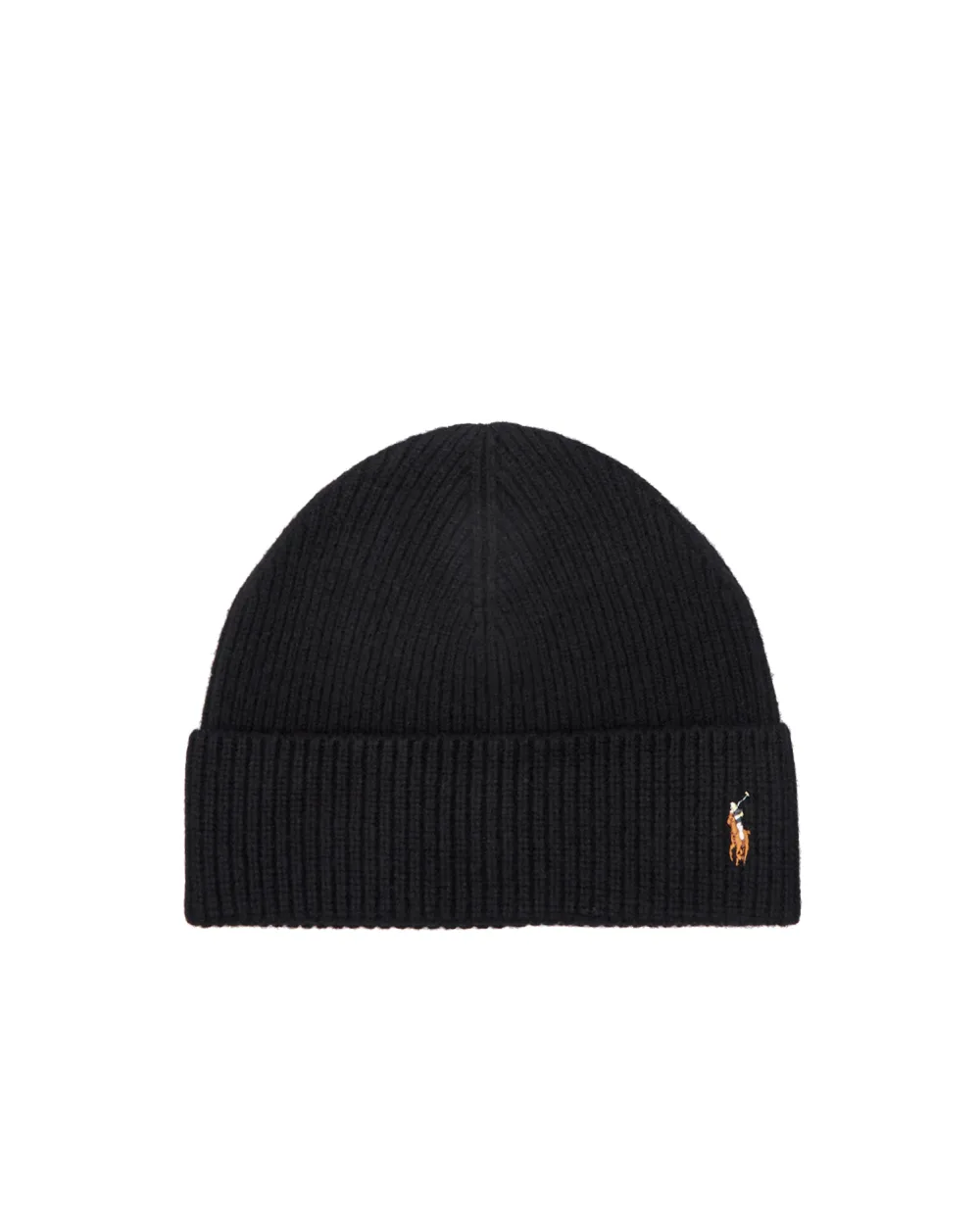 Шерстяная шапка Polo Ralph Lauren 449775524001, черный цвет • Купить в интернет-магазине Kameron