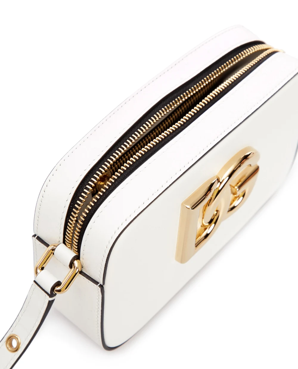 Кожаная сумка 3.5 Dolce&Gabbana BB7095-AW576, белый цвет • Купить в интернет-магазине Kameron