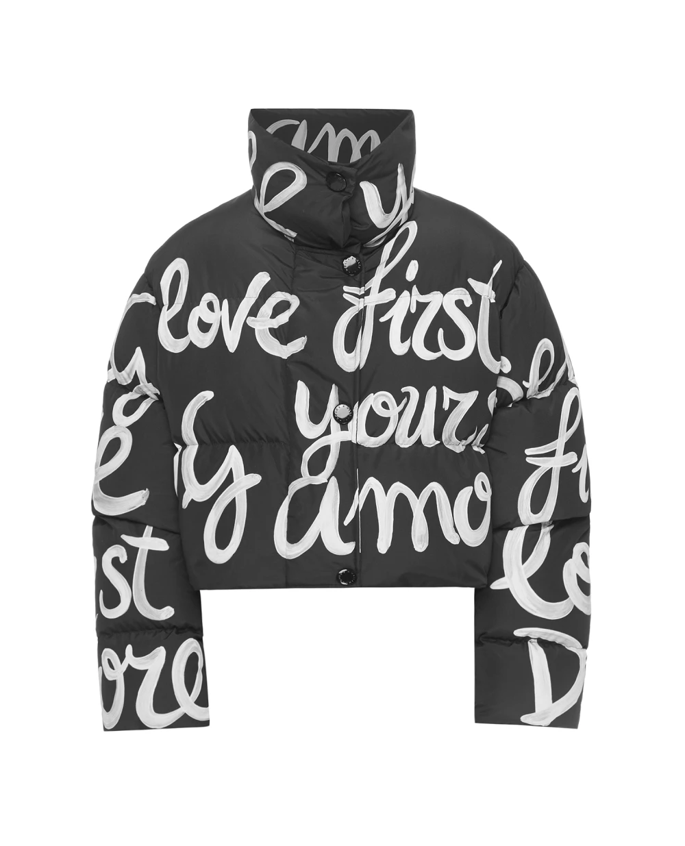 Пуховик Dolce&Gabbana F9K65T-G7A5Q, черный цвет • Купить в интернет-магазине Kameron