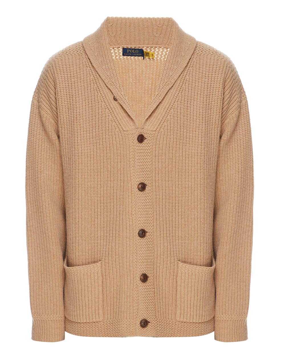 Шерстяной кардиган Polo Ralph Lauren 710850021001, бежевый цвет • Купить в интернет-магазине Kameron