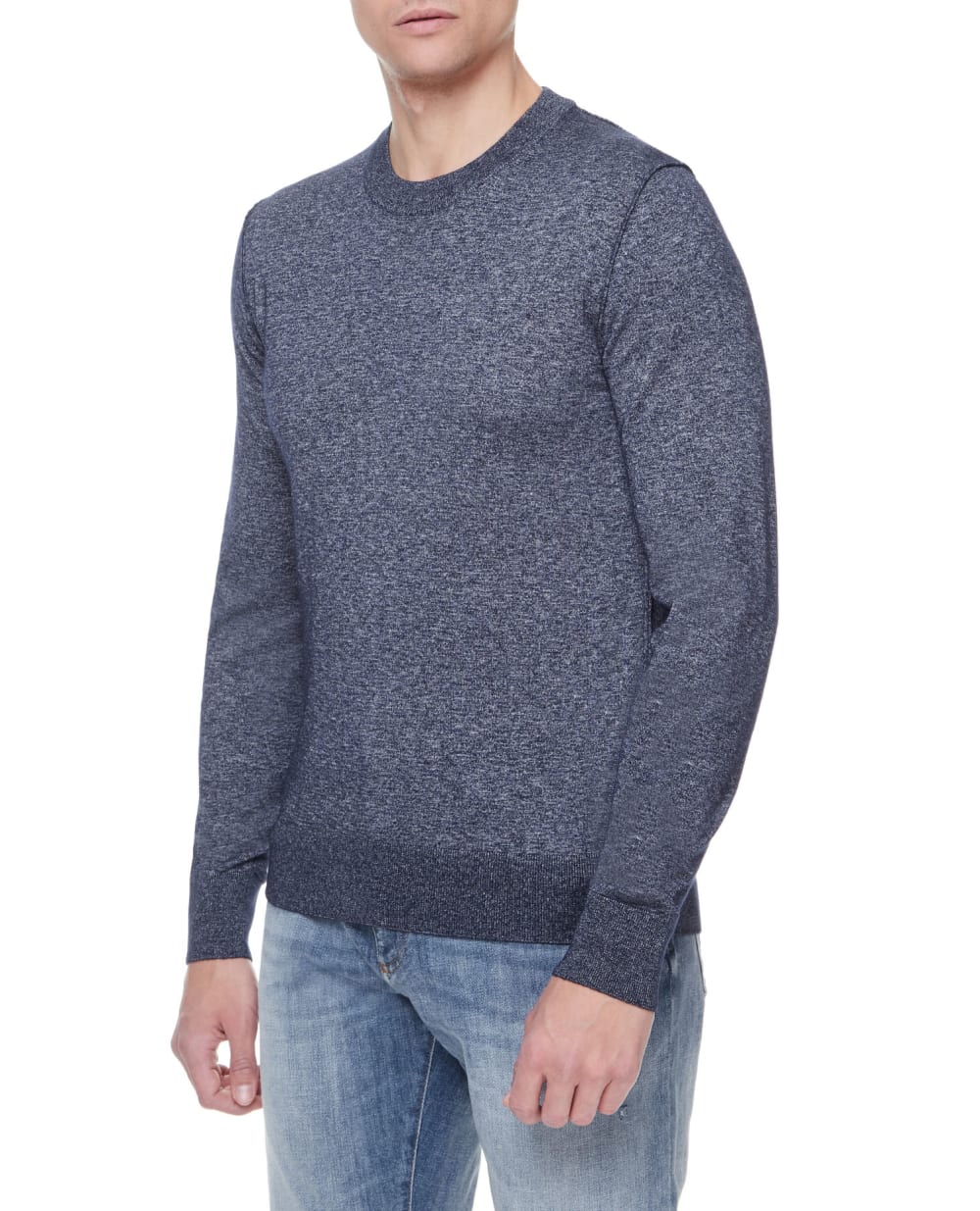Кашемировый джемпер Dolce&Gabbana GXH91T-JCMT3, синий цвет • Купить в интернет-магазине Kameron