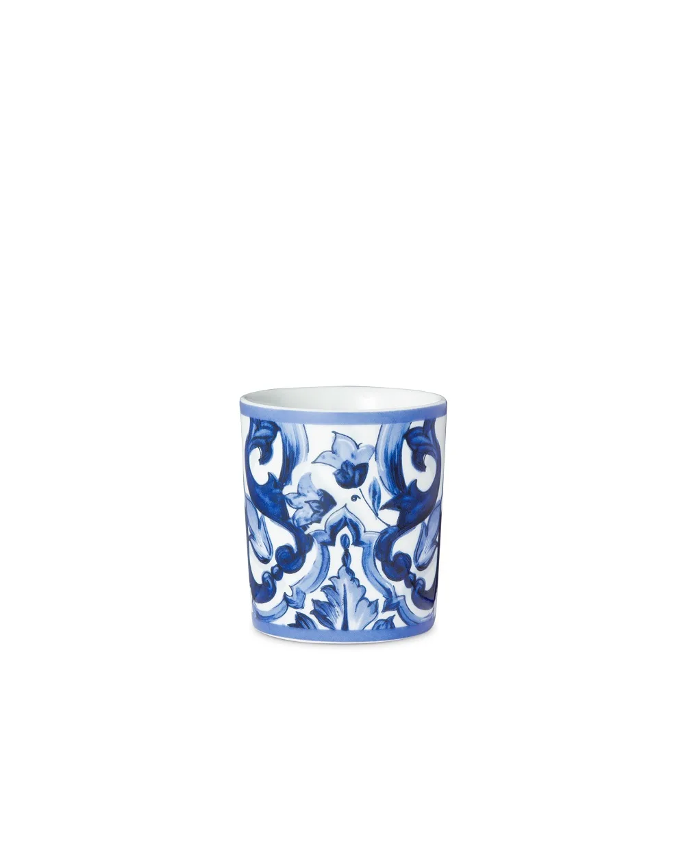 Фарфоровый стакан для воды Dolce&Gabbana TCB032-TCA39, синий цвет • Купить в интернет-магазине Kameron