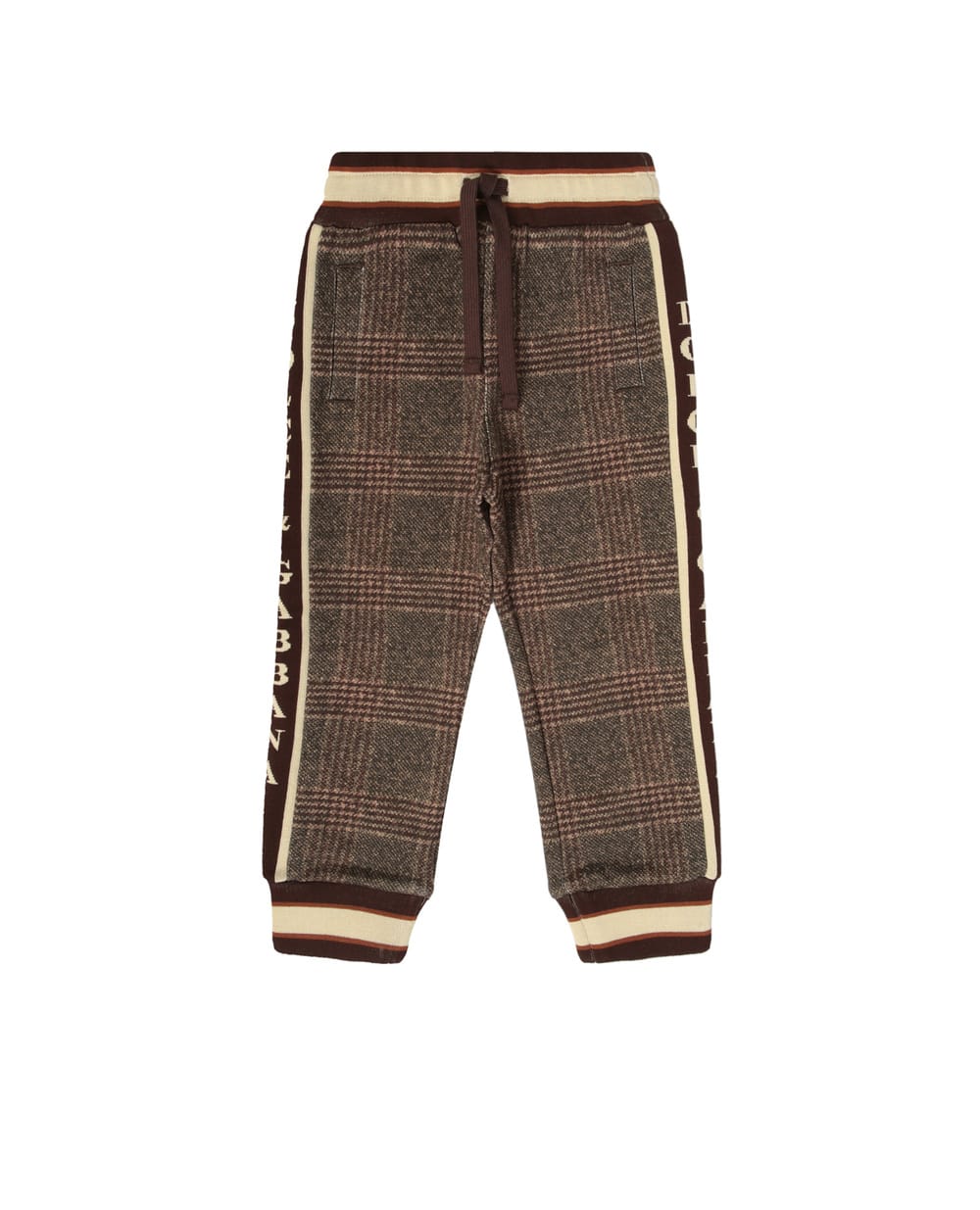 Спортивные брюки Dolce&Gabbana Kids L4JPBJ-G7XKS-B, коричневый цвет • Купить в интернет-магазине Kameron