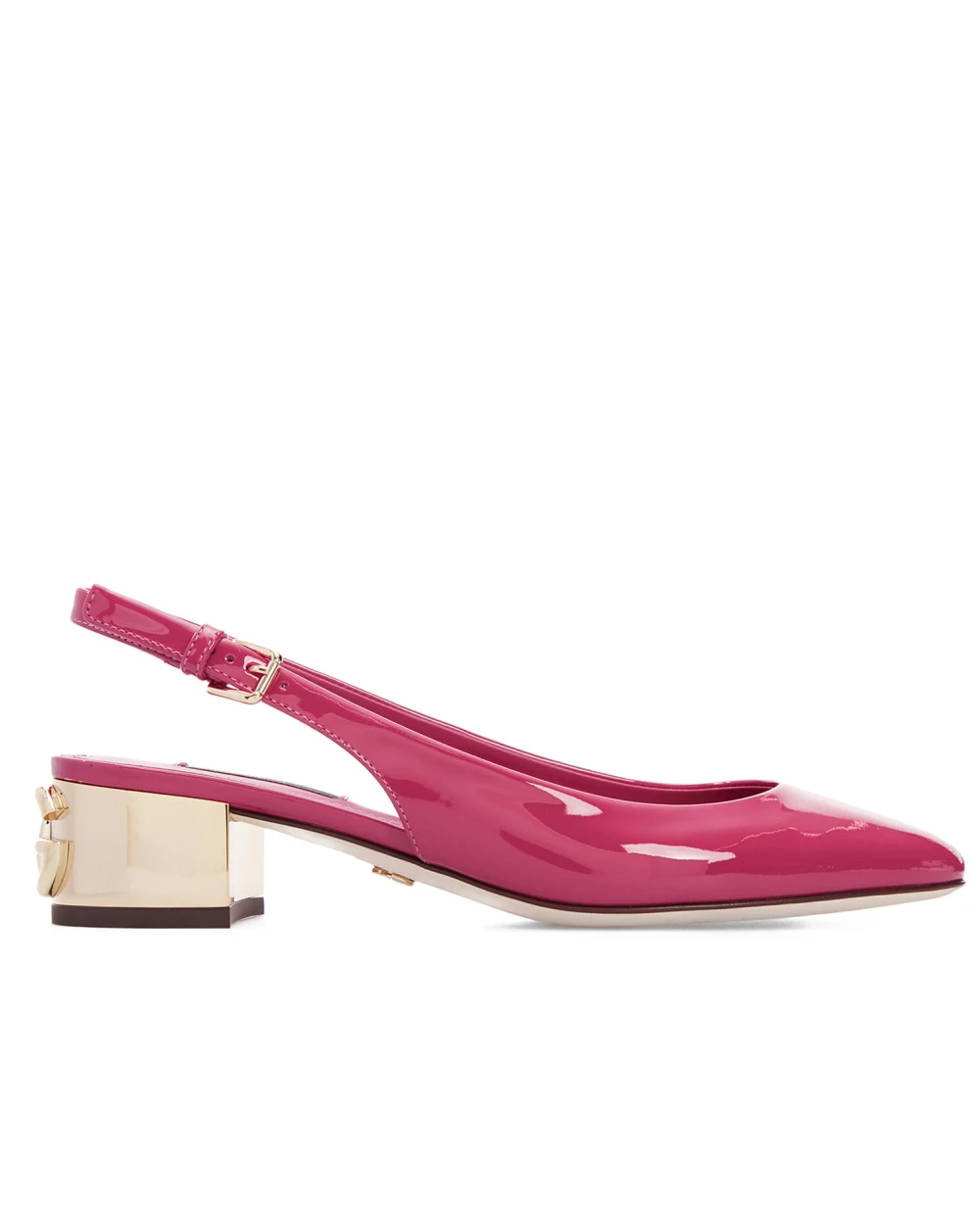 Кожаные слингбэки Alexa Dolce&Gabbana CG0498-AQ130, фиолетовый цвет • Купить в интернет-магазине Kameron