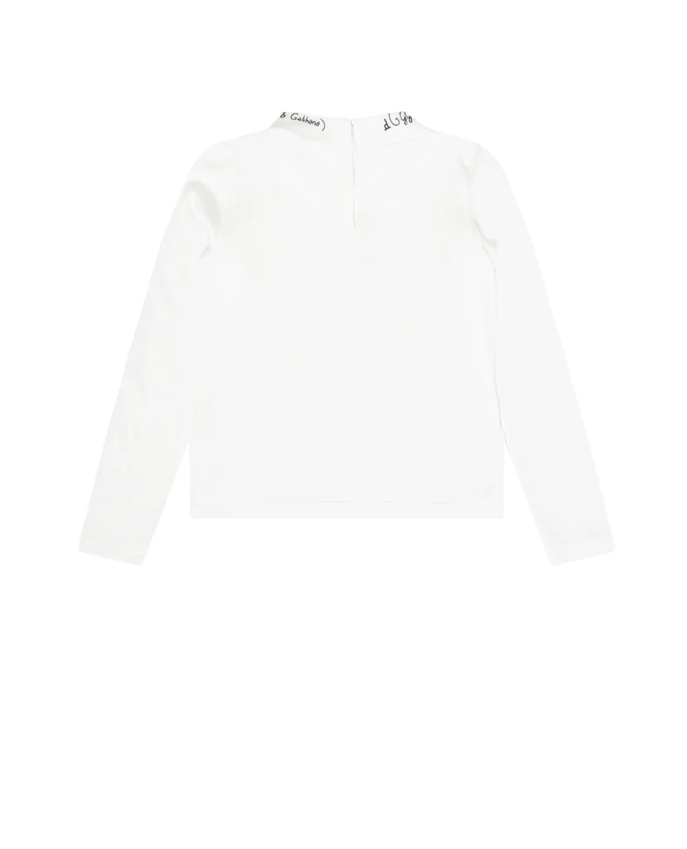 Лонгслив Dolce&Gabbana Kids L5JTEA-G7WYO-S, белый цвет • Купить в интернет-магазине Kameron