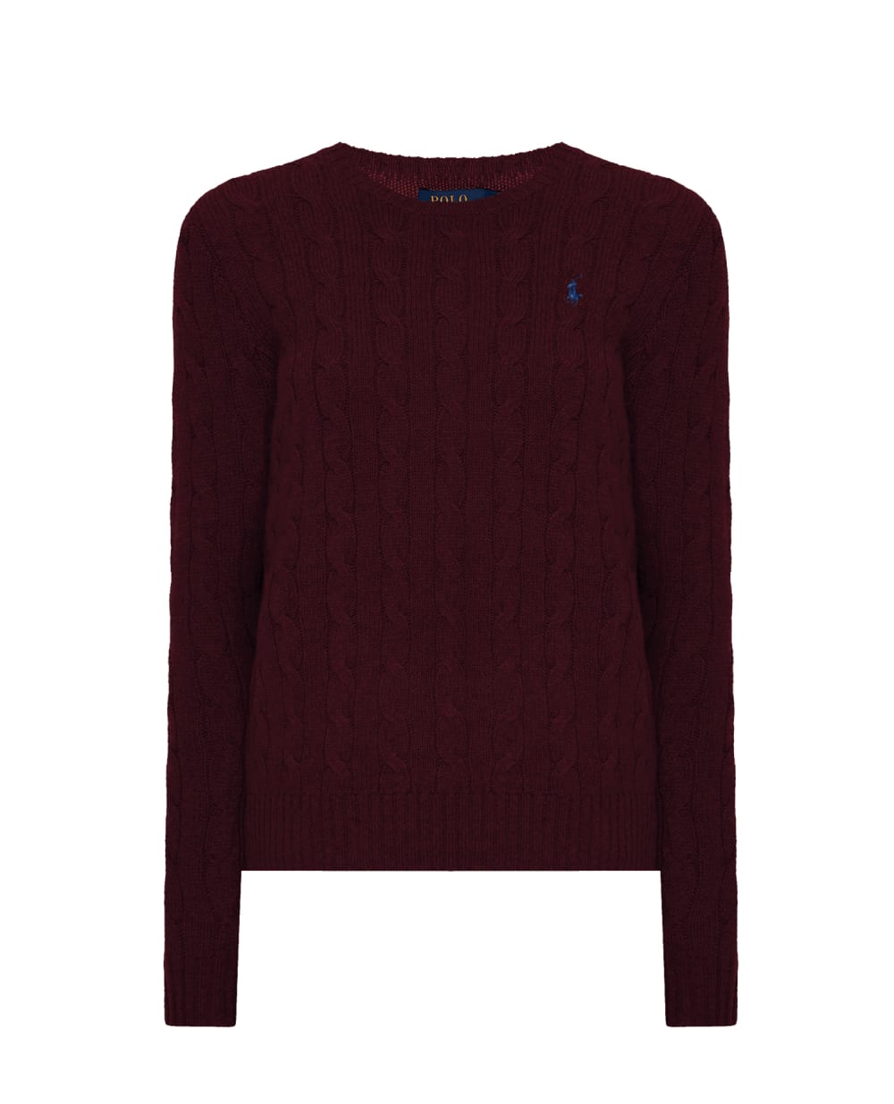 Шерстяной джемпер Polo Ralph Lauren 211525764082, бордовый цвет • Купить в интернет-магазине Kameron
