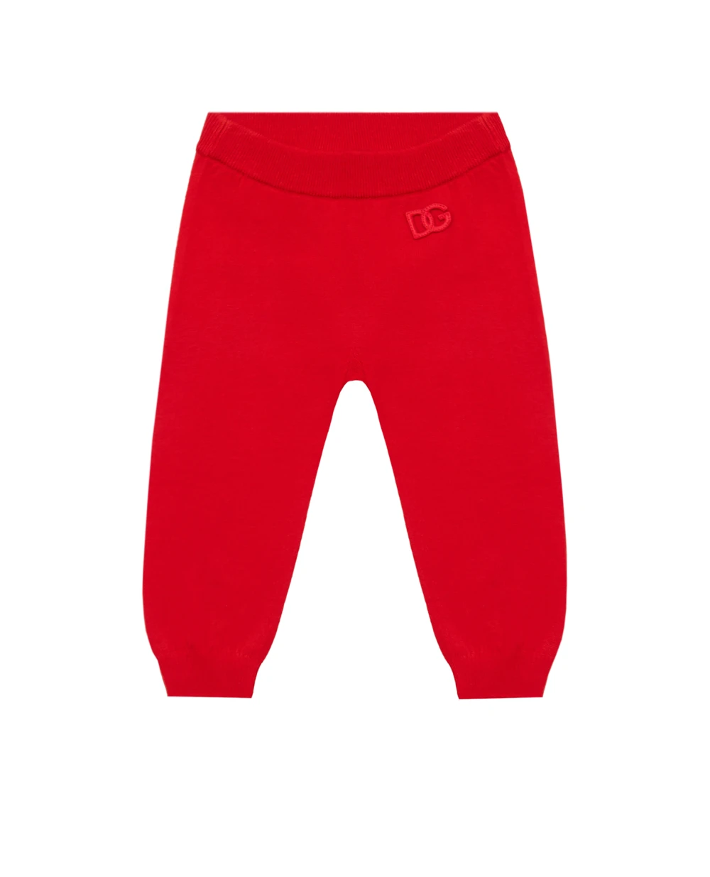 Детские шерстяные брюки Dolce&Gabbana Kids L2KP04-JAV60, красный цвет • Купить в интернет-магазине Kameron