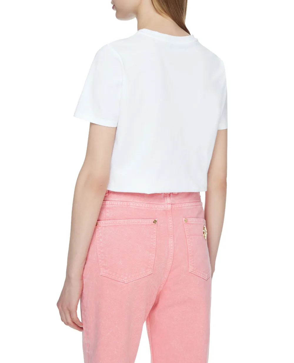 Футболка Balmain VF11350B019, белый цвет • Купить в интернет-магазине Kameron
