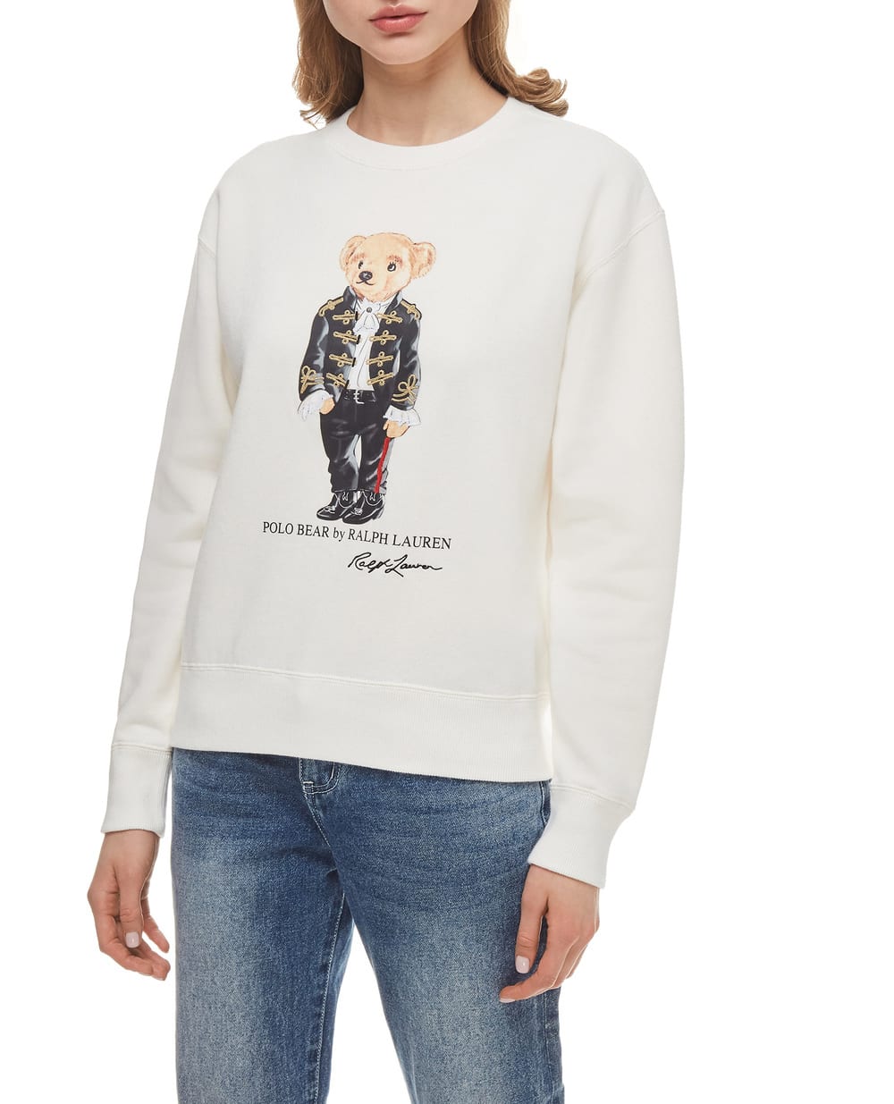 Свитшот Polo Ralph Lauren 211814488001, белый цвет • Купить в интернет-магазине Kameron