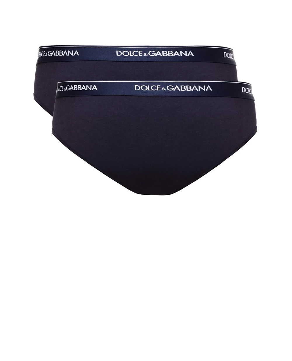 Слипы (2 шт) Dolce&Gabbana M9C03J-FUGIW, темно-синий цвет • Купить в интернет-магазине Kameron