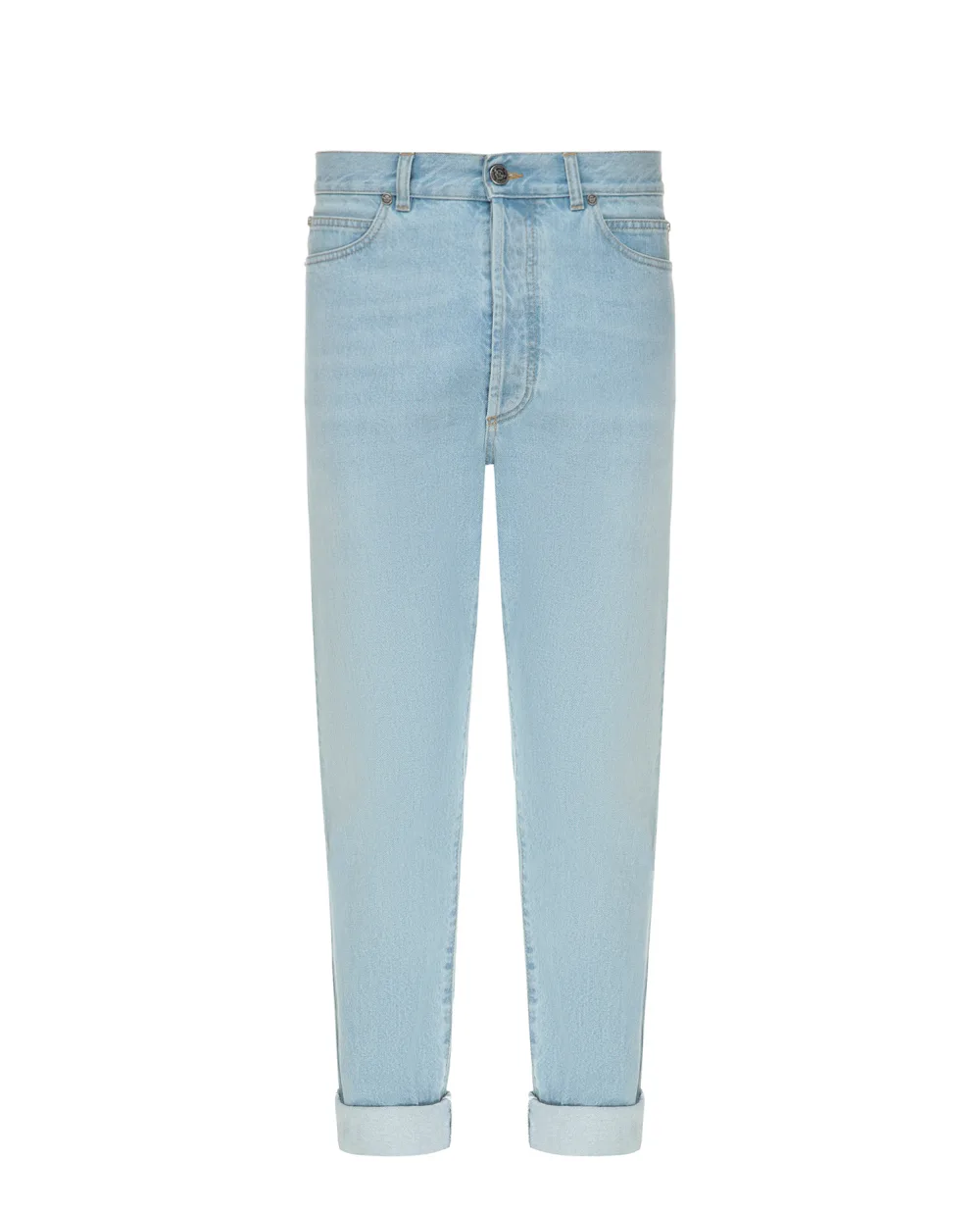 Джинсы Balmain VH1MM000119D, голубой цвет • Купить в интернет-магазине Kameron