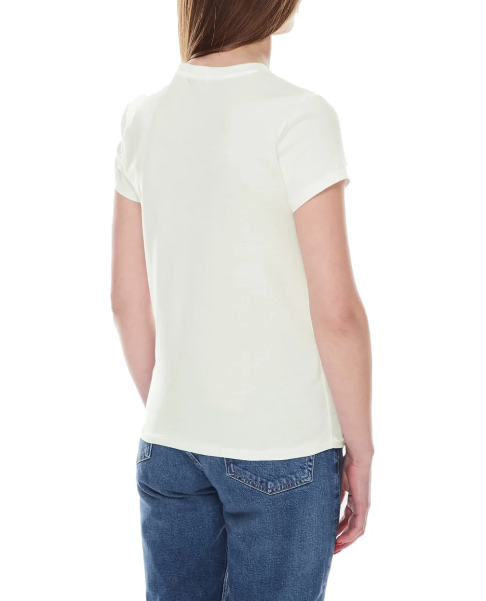 Футболка Polo Ralph Lauren 211892645001, белый цвет • Купить в интернет-магазине Kameron