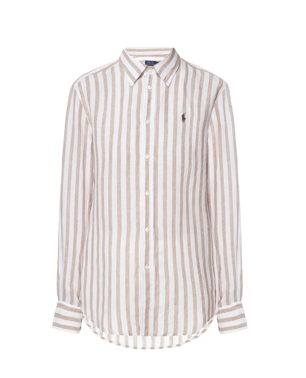 Льняная рубашка Polo Ralph Lauren 211910644003, белый цвет • Купить в интернет-магазине Kameron