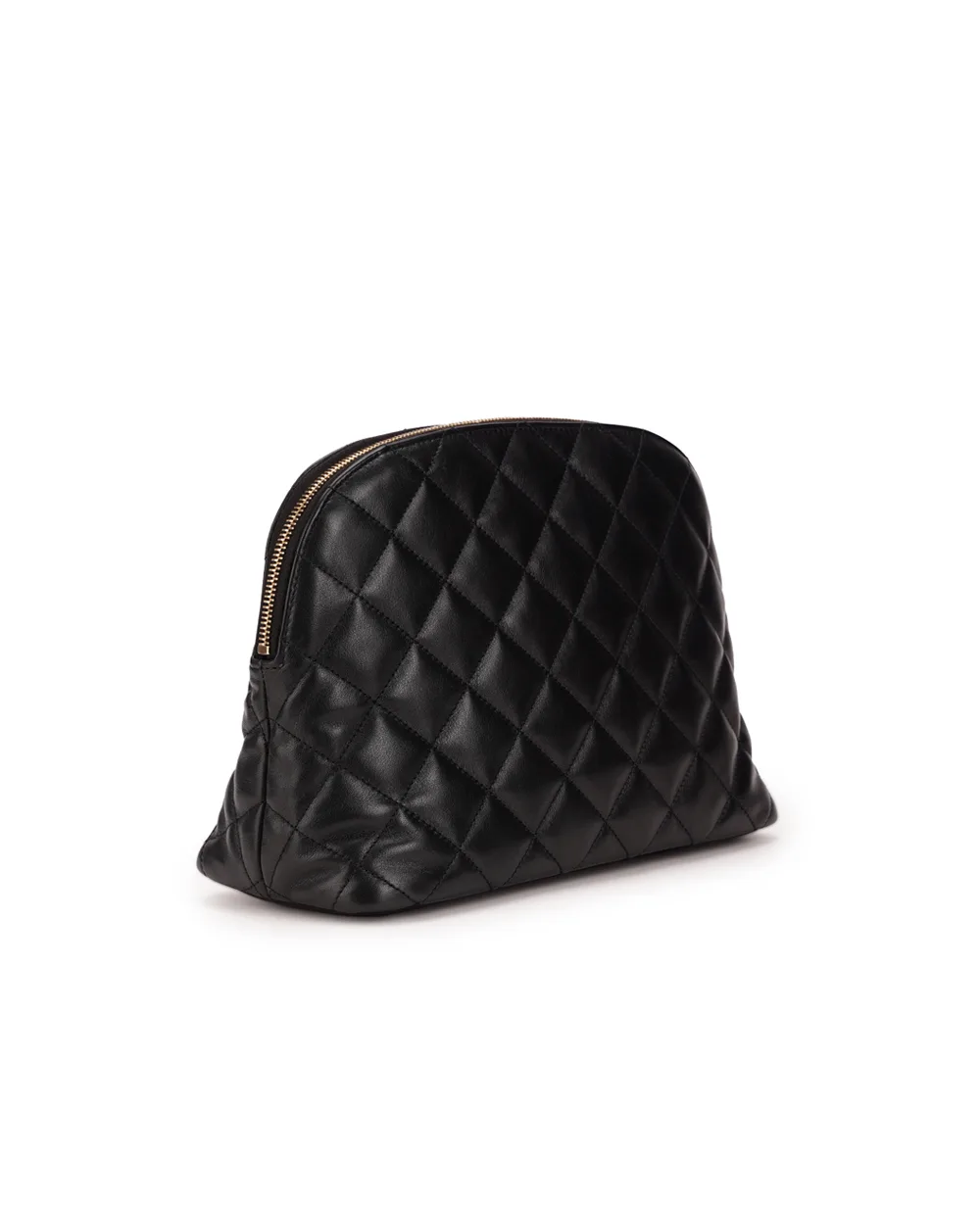 Кожаня косметичка Saint Laurent 742662-AABK9, черный цвет • Купить в интернет-магазине Kameron