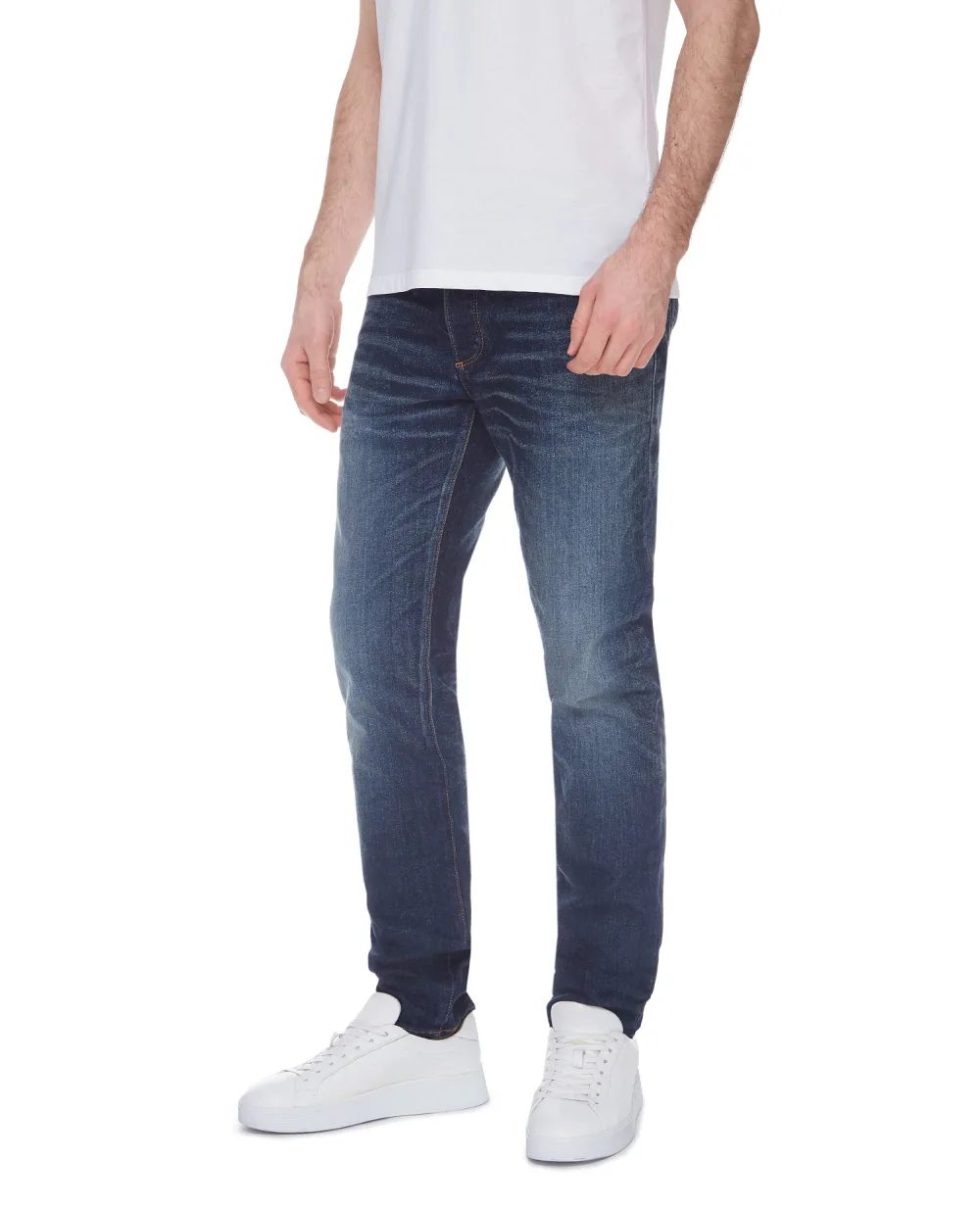 Джинсы Balmain VH1MH000005D, синий цвет • Купить в интернет-магазине Kameron