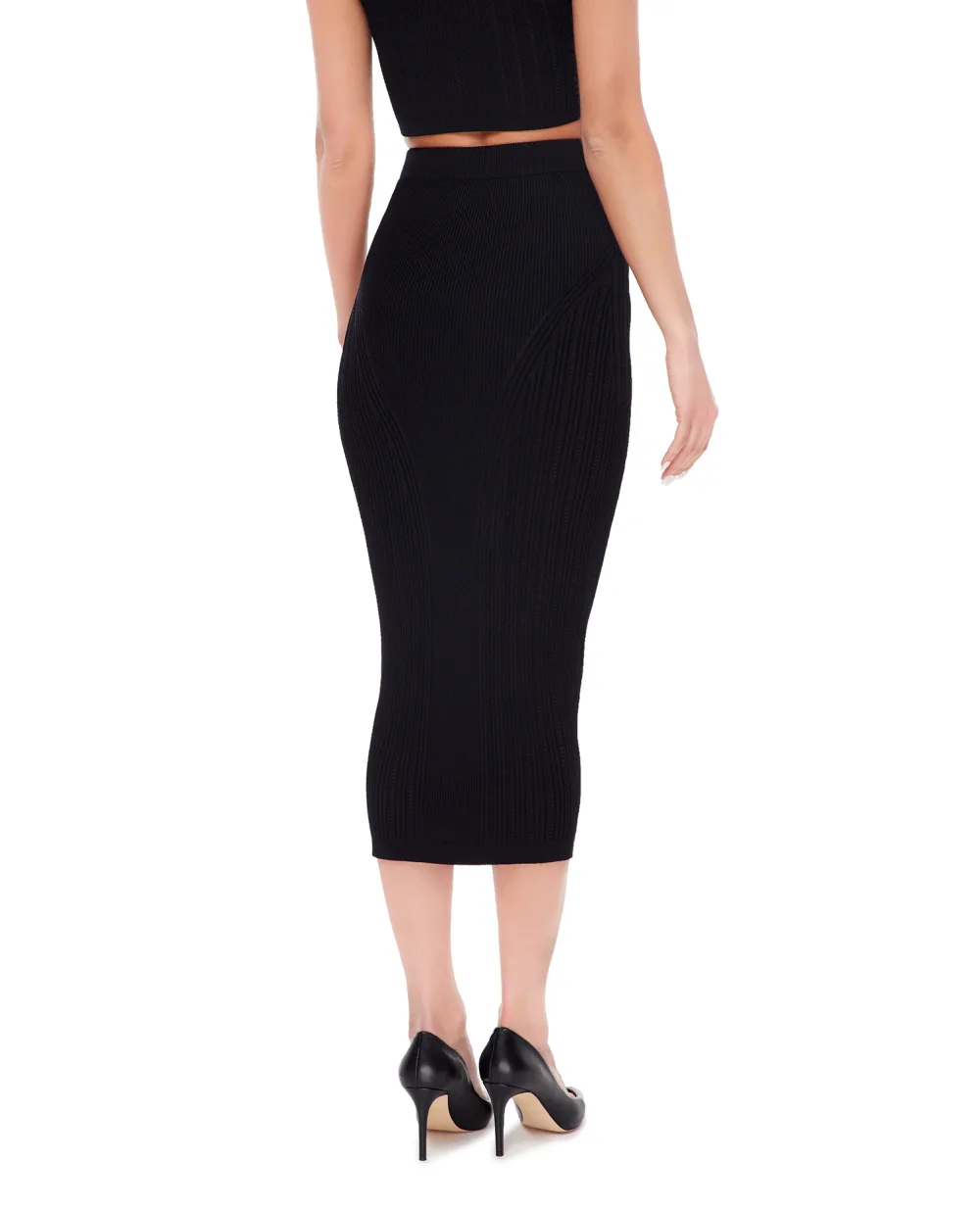 Юбка Balmain AF0LD043KE18, черный цвет • Купить в интернет-магазине Kameron