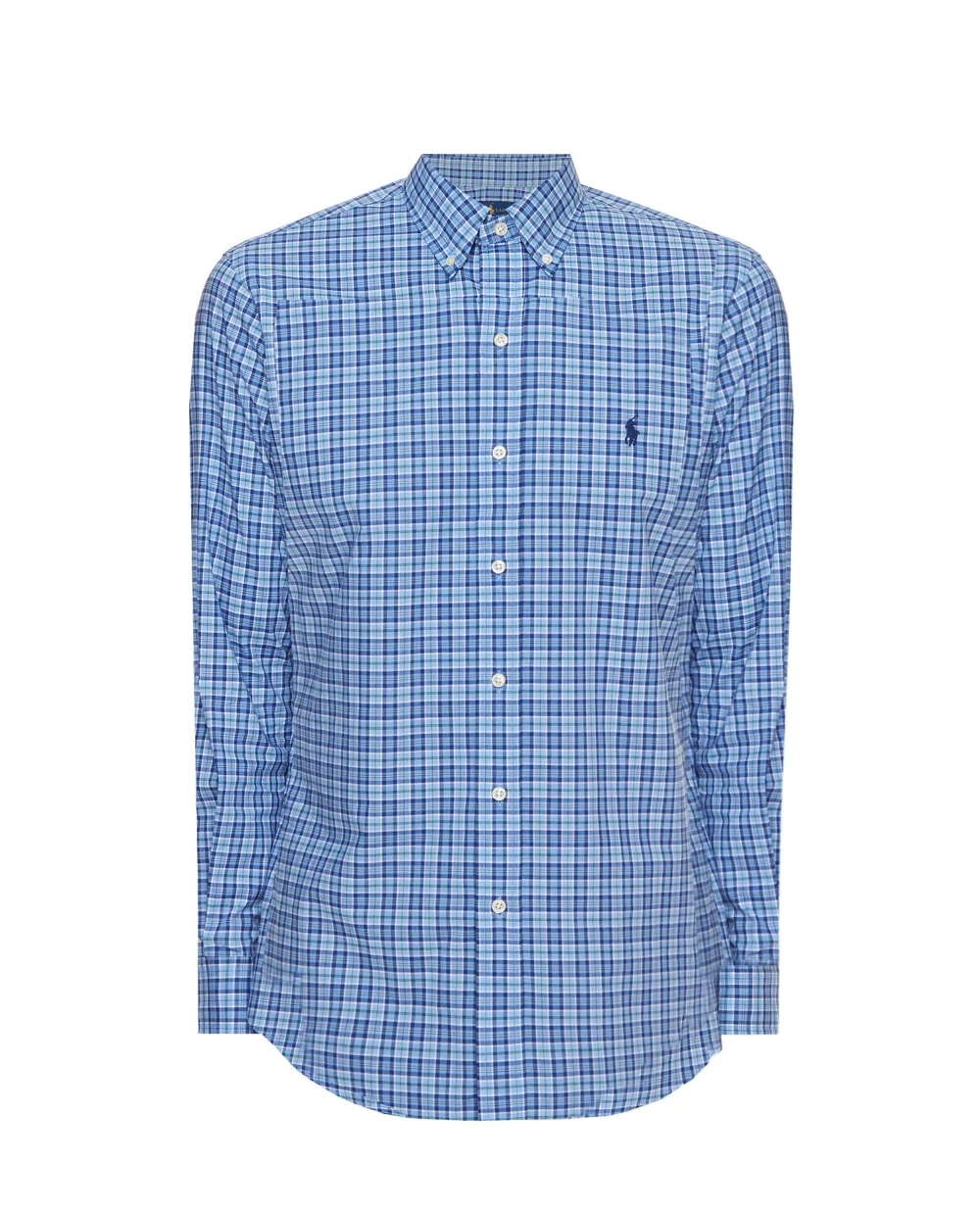 Рубашка Polo Ralph Lauren 710829472001, синий цвет • Купить в интернет-магазине Kameron
