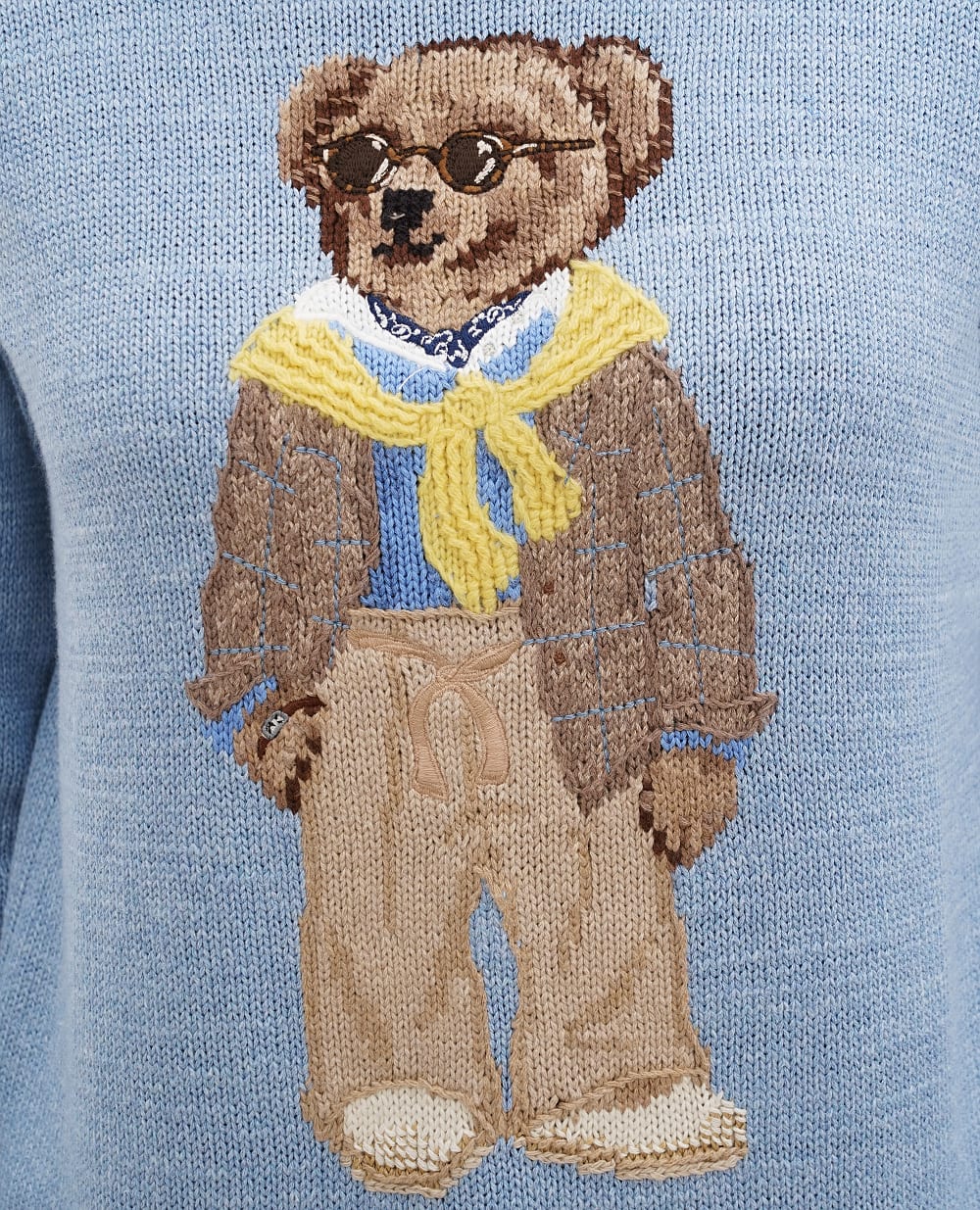 Джемпер Polo Bear Polo Ralph Lauren 211924442001, голубой цвет • Купить в интернет-магазине Kameron