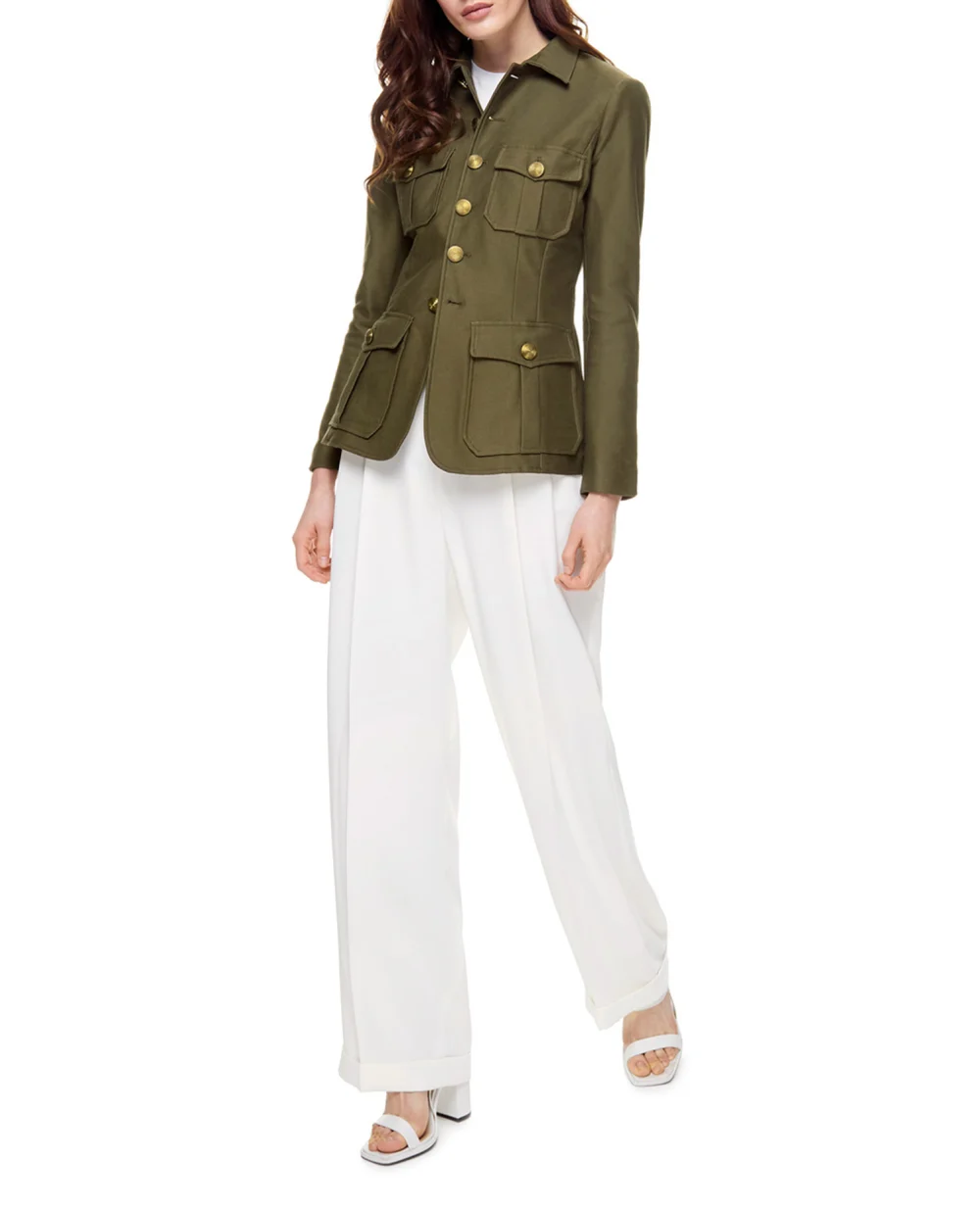 Брюки Polo Ralph Lauren 211806676002, белый цвет • Купить в интернет-магазине Kameron