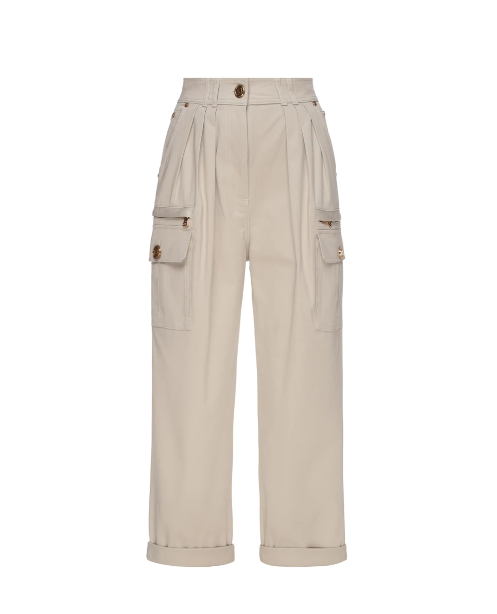 Брюки Balmain VF15743D086, бежевый цвет • Купить в интернет-магазине Kameron