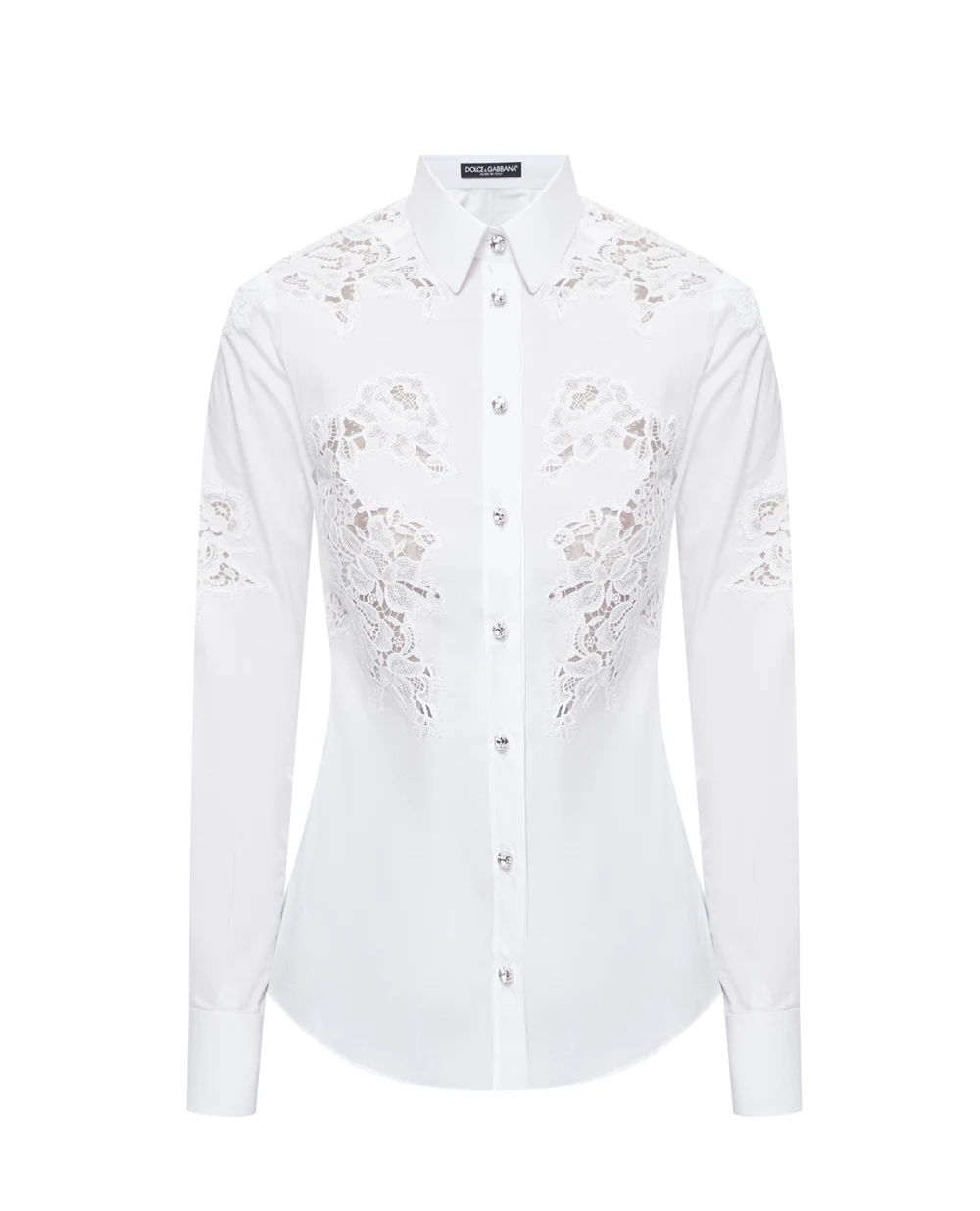 Рубашка Dolce&Gabbana F5K35Z-FUEAJ, белый цвет • Купить в интернет-магазине Kameron