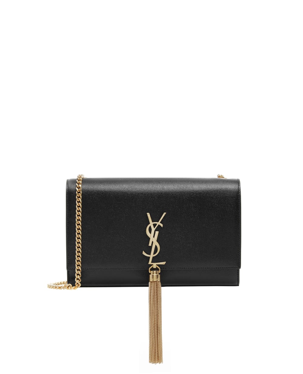 Кожаная сумка Kate Monogram Saint Laurent 354119-BOW0J-, черный цвет • Купить в интернет-магазине Kameron