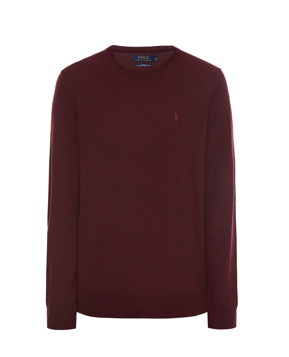 Шерстяной джемпер Polo Ralph Lauren 710714346023, бордовый цвет • Купить в интернет-магазине Kameron