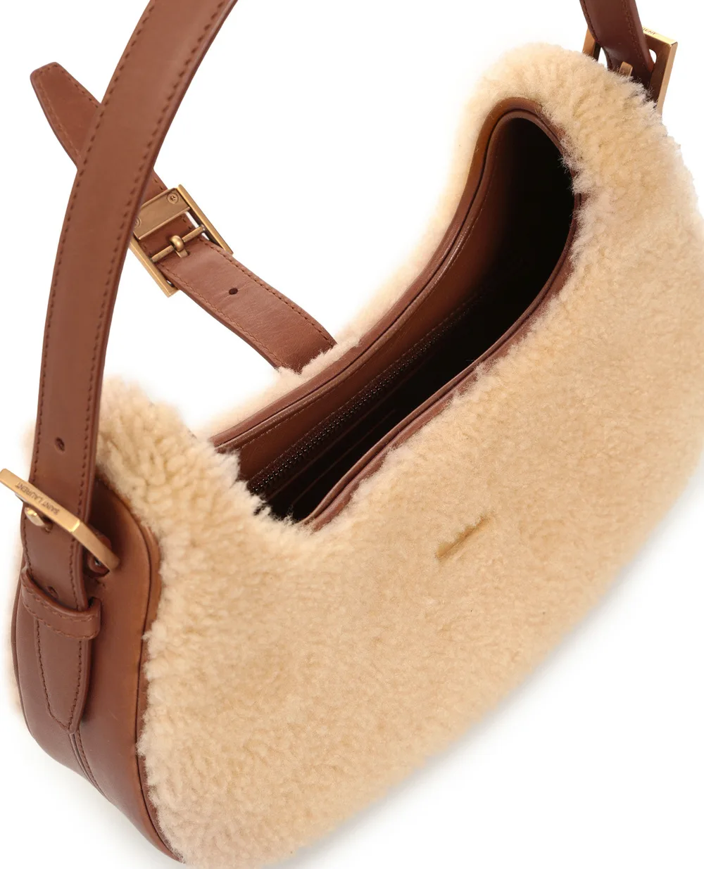 Сумка Le Fermoir Saint Laurent 672615-29X3W, бежевый цвет • Купить в интернет-магазине Kameron