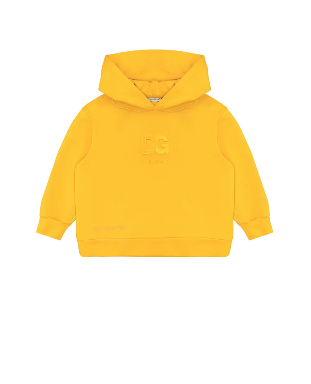 Худи Dolce&Gabbana Kids L4JWAK-G7AK4-B, желтый цвет • Купить в интернет-магазине Kameron