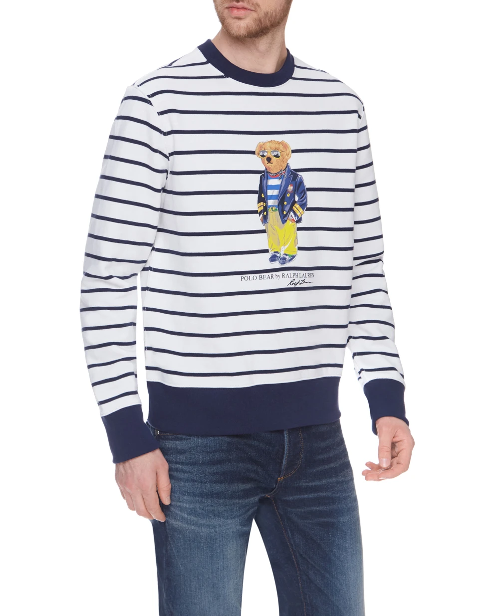 Свитшот Polo Ralph Lauren 710837970001, белый цвет • Купить в интернет-магазине Kameron