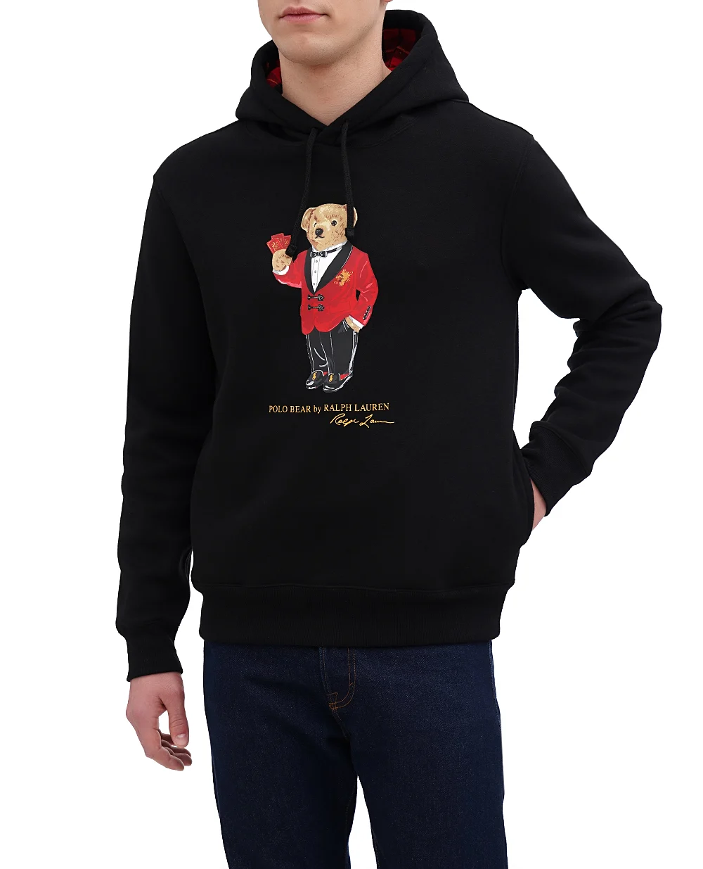 Худи Polo Bear Polo Ralph Lauren 710926120002, черный цвет • Купить в интернет-магазине Kameron