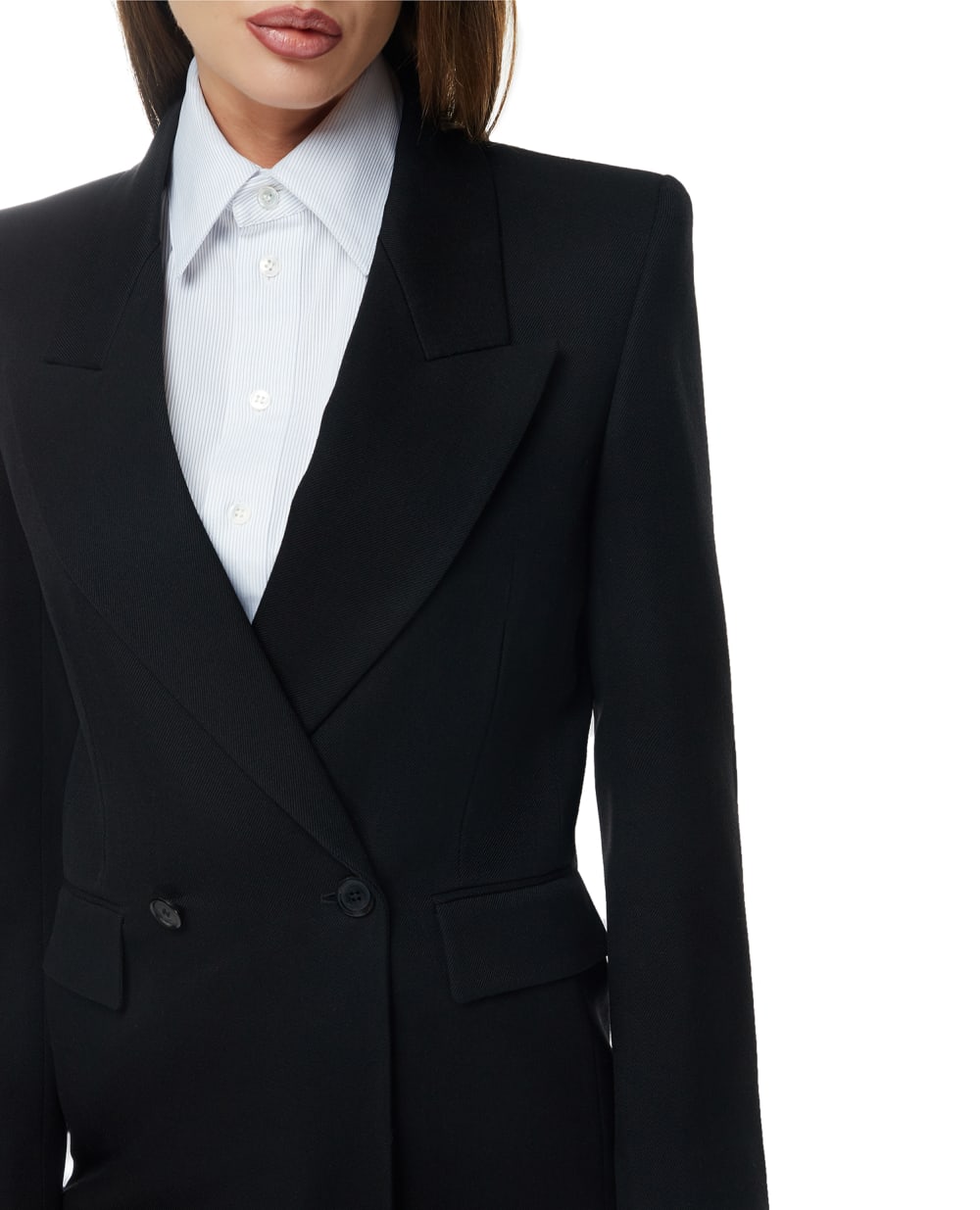 Шерстяной жакет Saint Laurent 726869-Y3D16, черный цвет • Купить в интернет-магазине Kameron