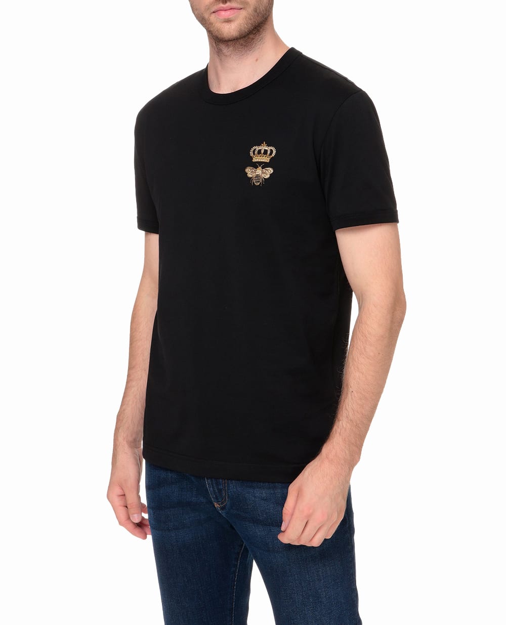 Футболка Dolce&Gabbana G8JX7Z-G7WUQ, черный цвет • Купить в интернет-магазине Kameron