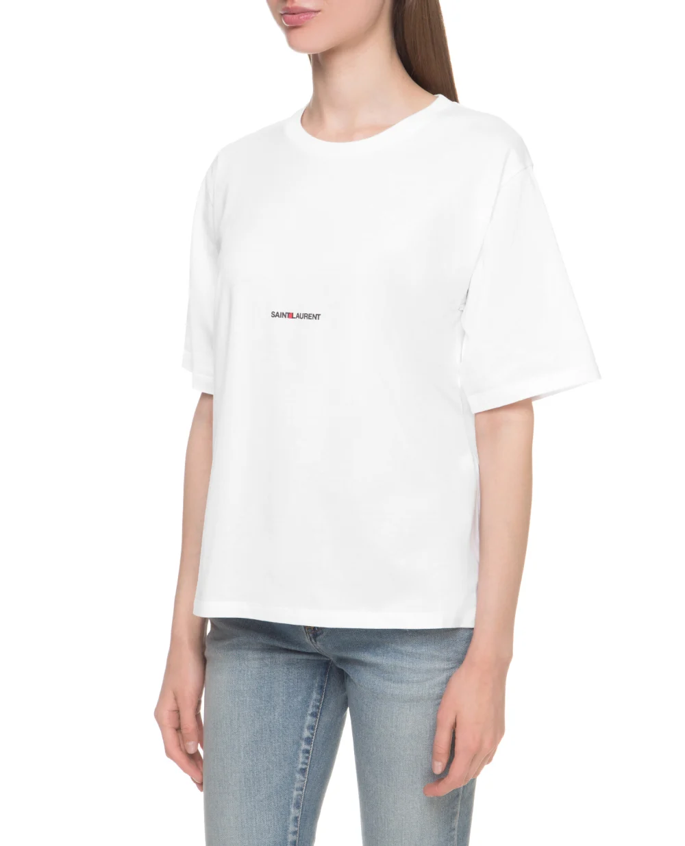 Футболка Saint Laurent 460876-YB2DQ, белый цвет • Купить в интернет-магазине Kameron