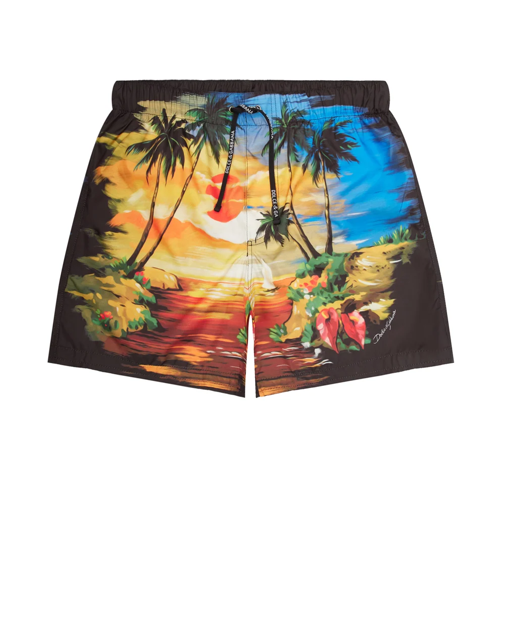 Детские плавательные шорты Dolce&Gabbana Kids L4J818-G7H2T-B, разноцветный цвет • Купить в интернет-магазине Kameron