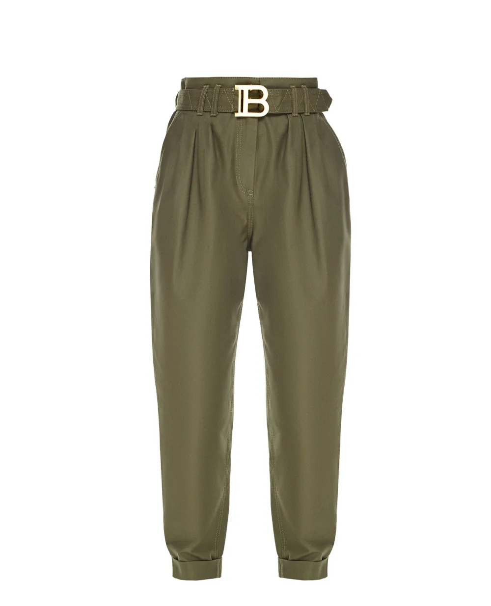 Брюки Balmain WF0MH021D152, зеленый цвет • Купить в интернет-магазине Kameron