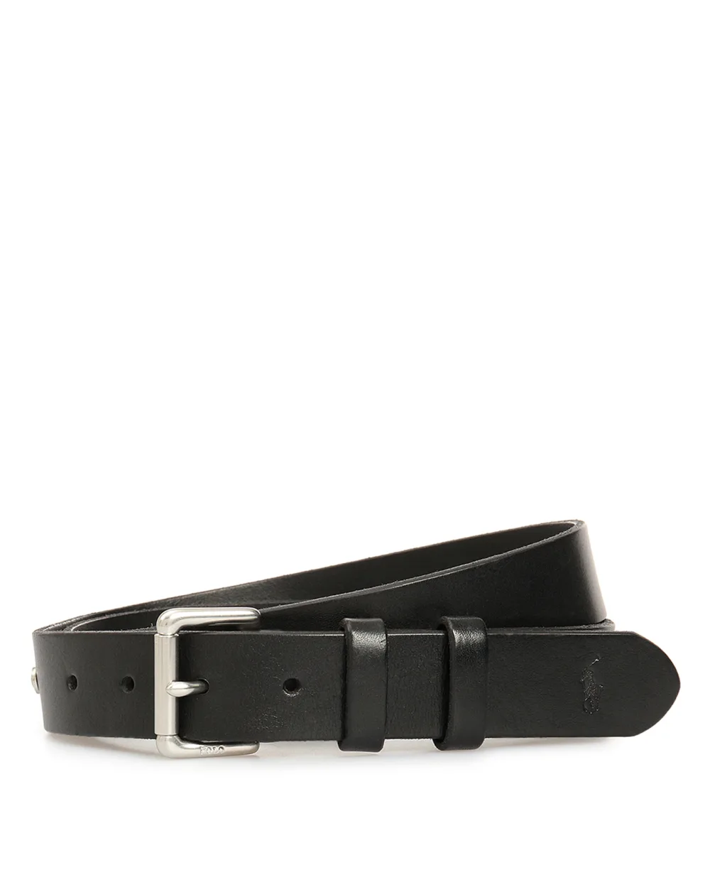 Кожаный ремень Polo Ralph Lauren 405750336002, черный цвет • Купить в интернет-магазине Kameron