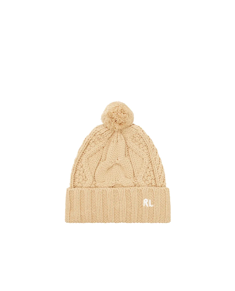 Шапка Polo Ralph Lauren 455858359005, бежевый цвет • Купить в интернет-магазине Kameron